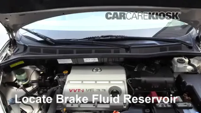 2006 Toyota Sienna LE 3.3L V6 Brake Fluid Add Fluid